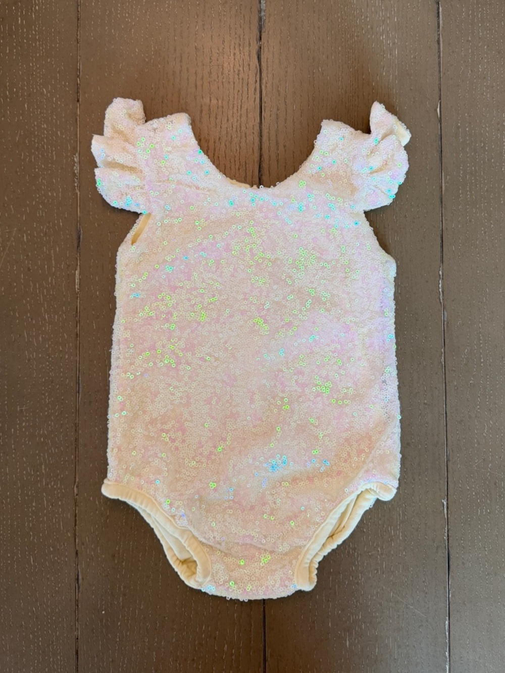 Carken Design Baby Girls’ Sequin Onesie/Bodysuit “Smash Cake Outfit” • Size 12M